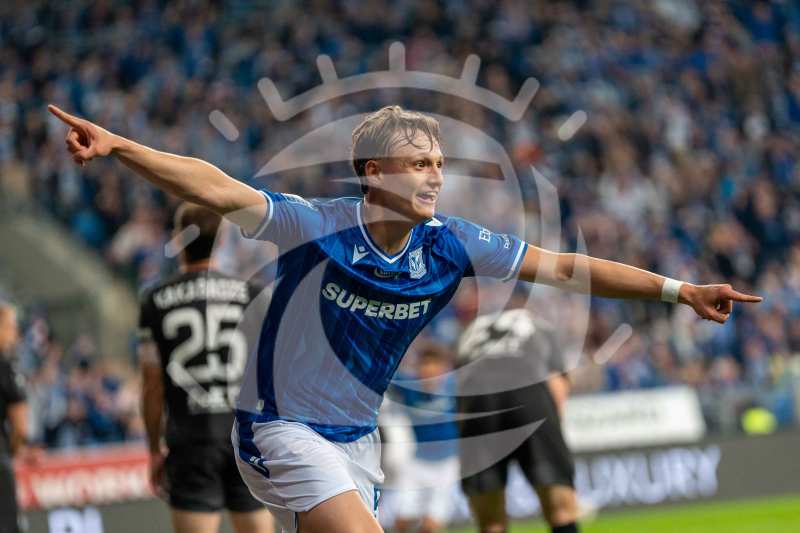 Piłka Nożna: PKO Ekstraklasa. Lech Poznan - Cracovia. - Agencja Fotograficzna